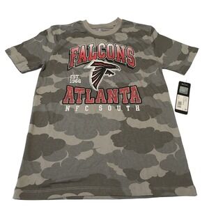NFL Atlanta Falcons Team Apparel T Shirt Football Youth LRG 14-16 Multi Camo‎